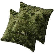 Load image into Gallery viewer, Velvet Pillowcase Set - Olive

