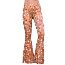 Load image into Gallery viewer, Bell Bottoms - Gold Floral