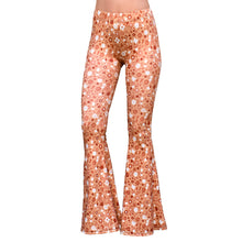 Load image into Gallery viewer, Bell Bottoms - Gold Floral