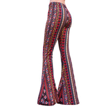 Load image into Gallery viewer, Bell Bottoms - Red/Yellow Paisley
