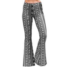 Load image into Gallery viewer, Bell Bottoms - Black/White Paisley