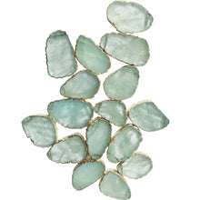 Load image into Gallery viewer, Gemstone Bolo Tie - Aquamarine (Gold)