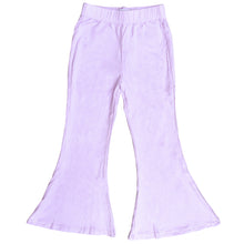 Load image into Gallery viewer, Girl's Bell Bottoms - Solid Lavender