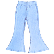 Load image into Gallery viewer, Girl's Bell Bottoms - Solid Light Blue