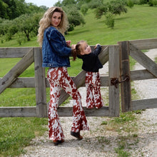 Load image into Gallery viewer, Girl's Bell Bottoms - Cowhide