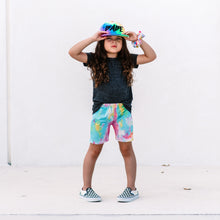 Load image into Gallery viewer, Girl's Shorts - Rainbow Tie Dye