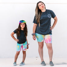 Load image into Gallery viewer, Little Girl&#39;s Shorts - Rainbow Tie Dye
