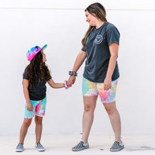 Load image into Gallery viewer, Girl's Shorts - Rainbow Tie Dye