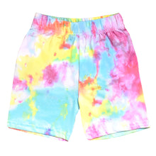 Load image into Gallery viewer, Girl's Shorts - Rainbow Tie Dye