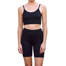 Load image into Gallery viewer, Bermuda Short Set - Solid Black