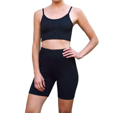 Load image into Gallery viewer, Bermuda Short Set - Solid Black
