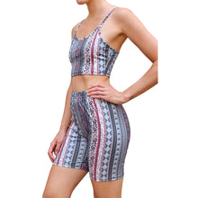 Load image into Gallery viewer, Bermuda Short Set - Indigo Paisley