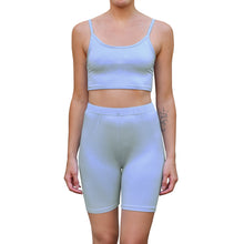 Load image into Gallery viewer, Bermuda Short Set - Solid Light Blue