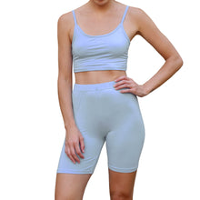 Load image into Gallery viewer, Bermuda Short Set - Solid Light Blue