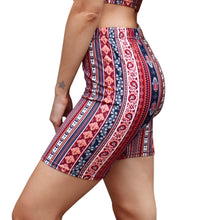 Load image into Gallery viewer, Bermuda Short - Marsala Paisley