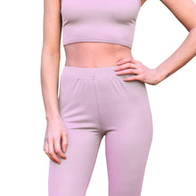 Load image into Gallery viewer, Ribbed Bell Bottoms - Mauve