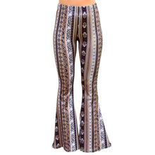 Load image into Gallery viewer, Bell Bottoms - Mocha Paisley
