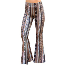 Load image into Gallery viewer, Bell Bottoms - Mocha Paisley