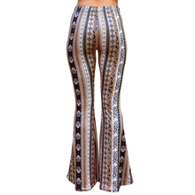 Load image into Gallery viewer, Bell Bottoms - Mocha Paisley