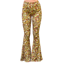 Load image into Gallery viewer, Bell Bottoms - Olive Floral