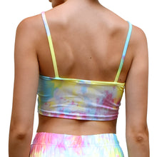 Load image into Gallery viewer, Cropped Tank Top - Rainbow Tie Dye