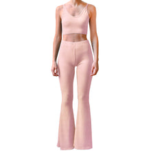 Load image into Gallery viewer, Ribbed Bell Bottoms - Rose