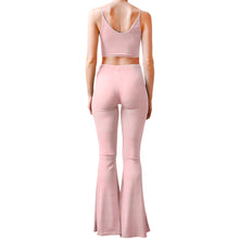 Load image into Gallery viewer, Ribbed Bell Bottoms - Rose