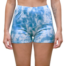 Load image into Gallery viewer, Boyshort - Blue Tie Dye