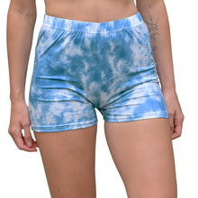 Load image into Gallery viewer, Boyshort - Blue Tie Dye