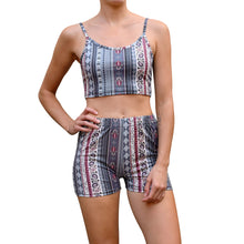 Load image into Gallery viewer, Boyshort Set - Indigo Paisley