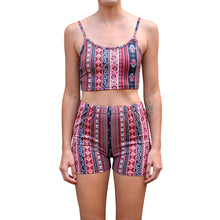 Load image into Gallery viewer, Boyshort Set - Marsala Paisley