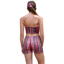 Load image into Gallery viewer, Boyshort Set - Marsala Paisley