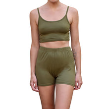 Load image into Gallery viewer, Boyshort Set - Solid Olive
