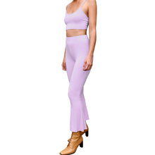 Load image into Gallery viewer, Cropped Bell Bottoms - Solid Lavender