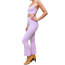 Load image into Gallery viewer, Cropped Bell Bottoms - Solid Lavender