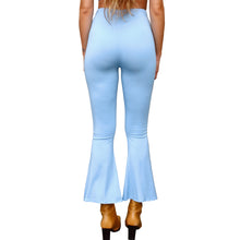 Load image into Gallery viewer, Cropped Bell Bottoms - Solid Light Blue