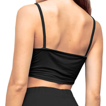 Load image into Gallery viewer, Cropped Tank Top - Solid Black