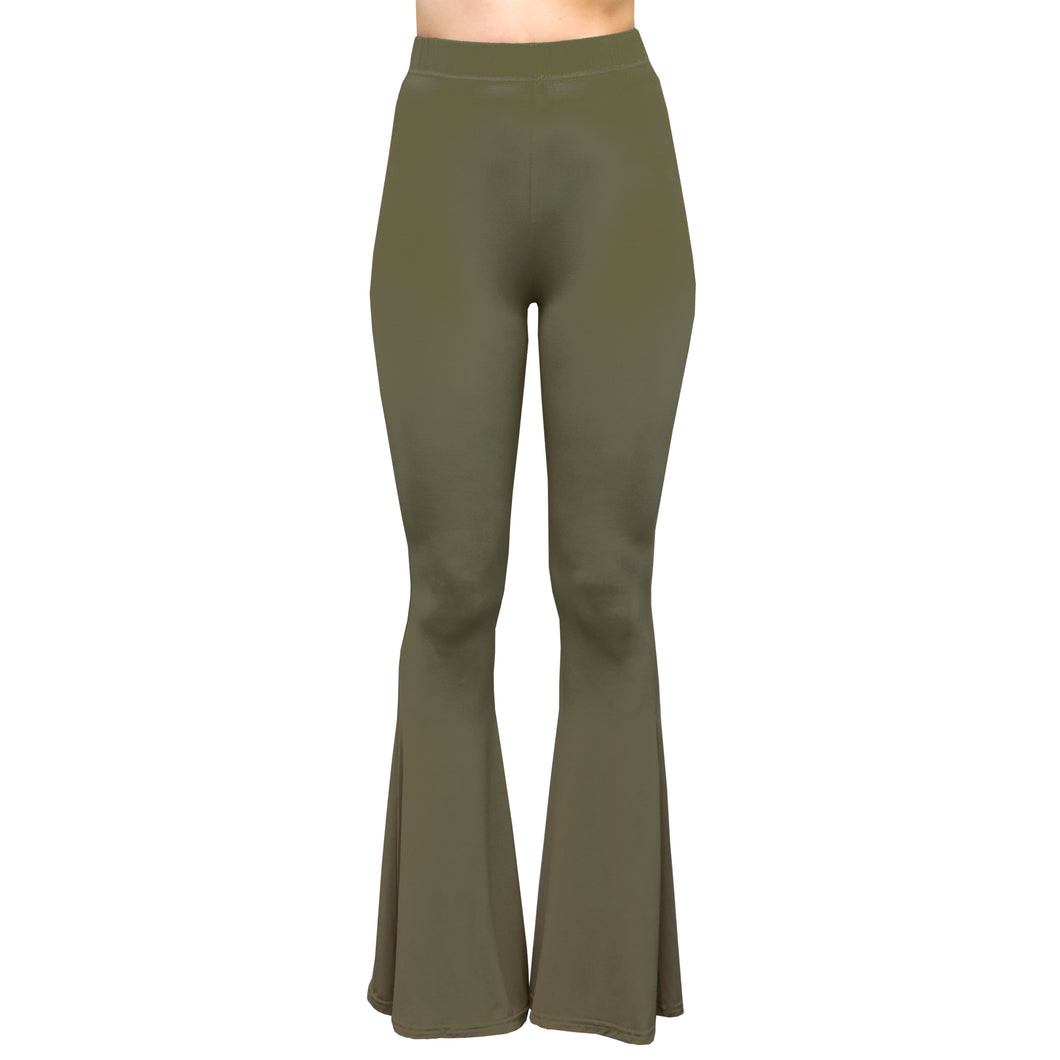 Bell Bottoms - Solid Olive
