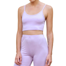 Load image into Gallery viewer, Cropped Bell Bottoms - Solid Lavender