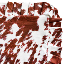 Load image into Gallery viewer, Ruffle Pillow Cover Set - Cow
