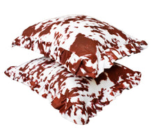 Load image into Gallery viewer, Ruffle Pillow Cover Set - Cow
