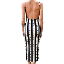 Load image into Gallery viewer, Backless Maxi Dress - Black Coquette
