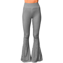 Load image into Gallery viewer, Bell Bottoms - Black Gingham
