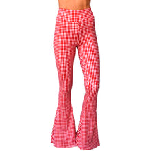 Load image into Gallery viewer, Bell Bottoms - Red Gingham
