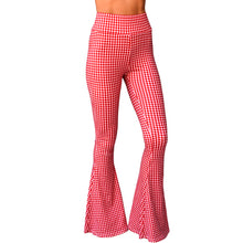 Load image into Gallery viewer, Bell Bottoms - Red Gingham
