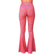 Load image into Gallery viewer, Bell Bottoms - Red Gingham
