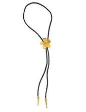 Load image into Gallery viewer, Gold Hibiscus Bolo Tie
