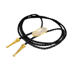 Load image into Gallery viewer, Gemstone Bolo Tie - Mother of Pearl
