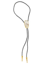 Load image into Gallery viewer, Gemstone Bolo Tie - Mother of Pearl
