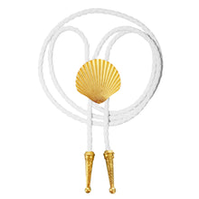 Load image into Gallery viewer, Gold Seashell Bolo Tie
